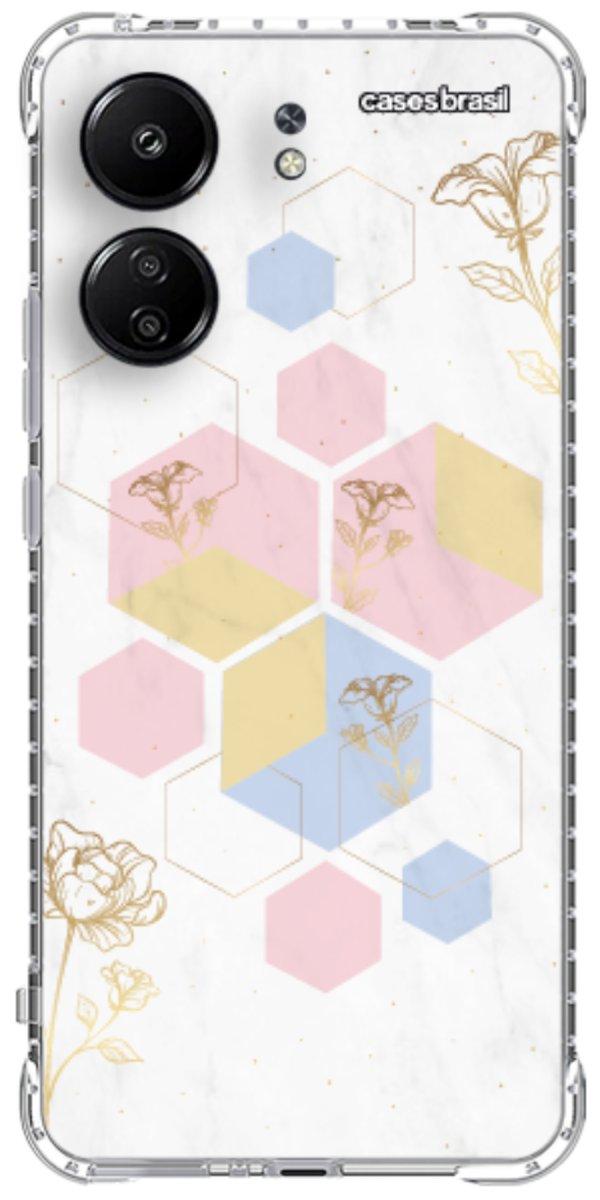 Capinha para Celular Geometria Floral