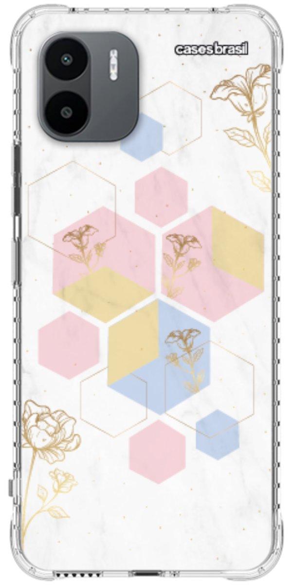 Capinha para Celular Geometria Floral