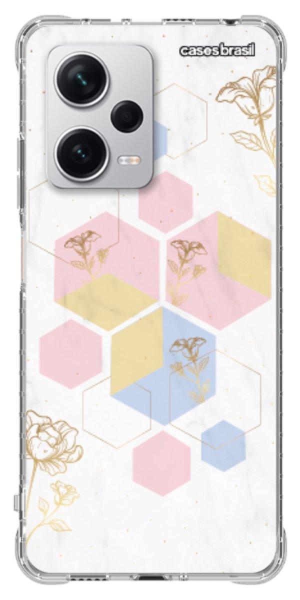 Capinha para Celular Geometria Floral