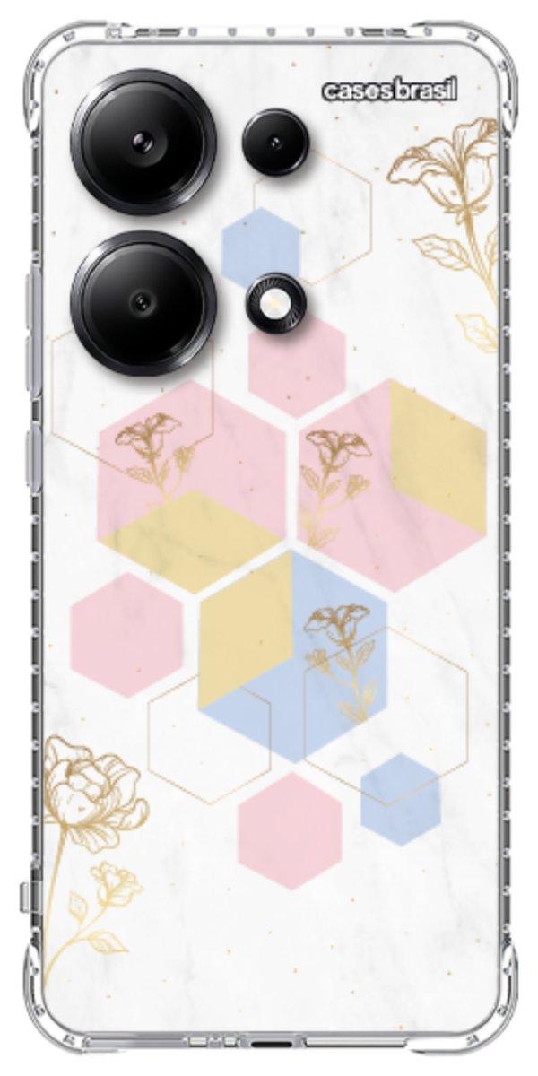 Capinha para Celular Geometria Floral