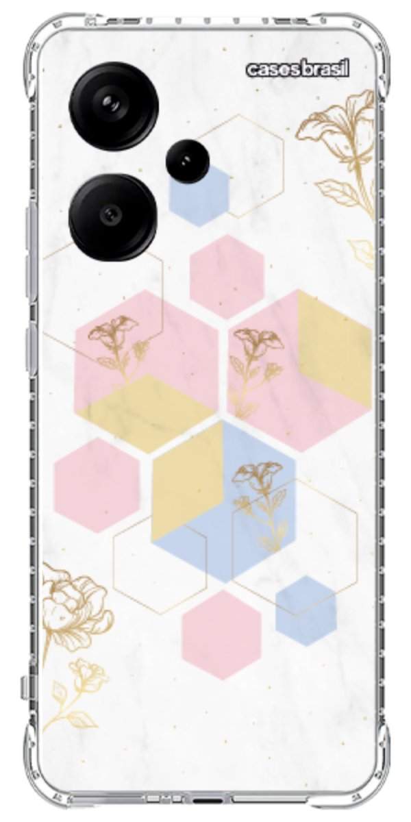 Capinha para Celular Geometria Floral