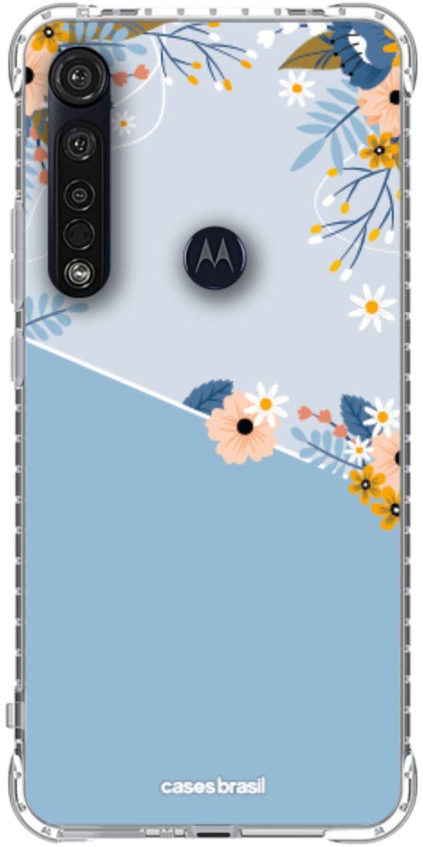 Capinha para Celular Ramo de Flores Azul