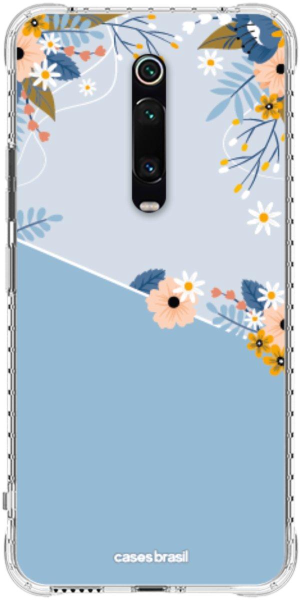 Capinha para Celular Ramo de Flores Azul