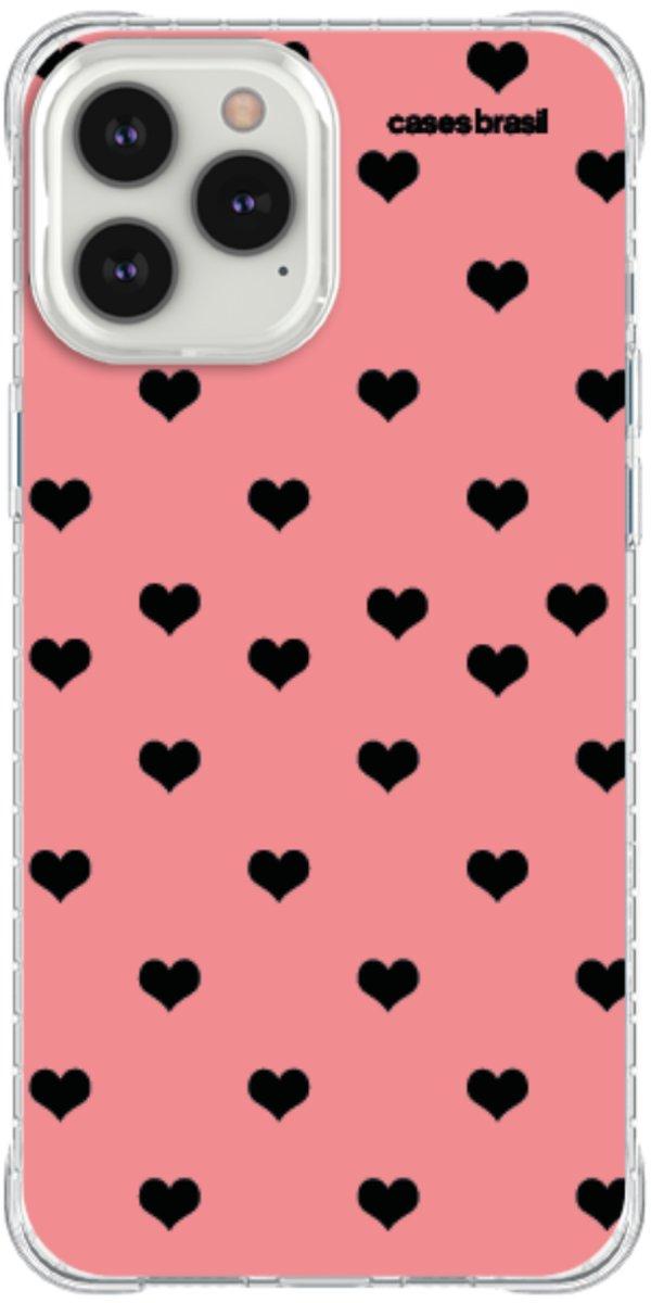 Capinha para Celular Corações Traçados Pink