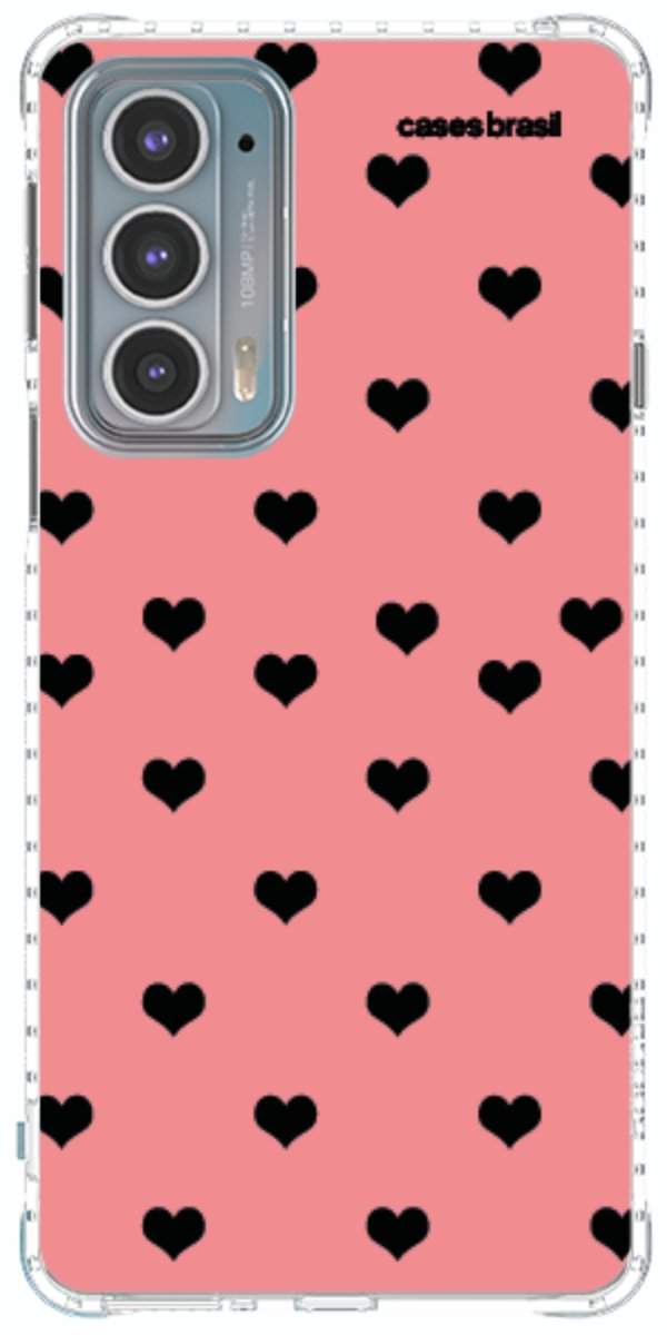 Capinha para Celular Corações Traçados Pink