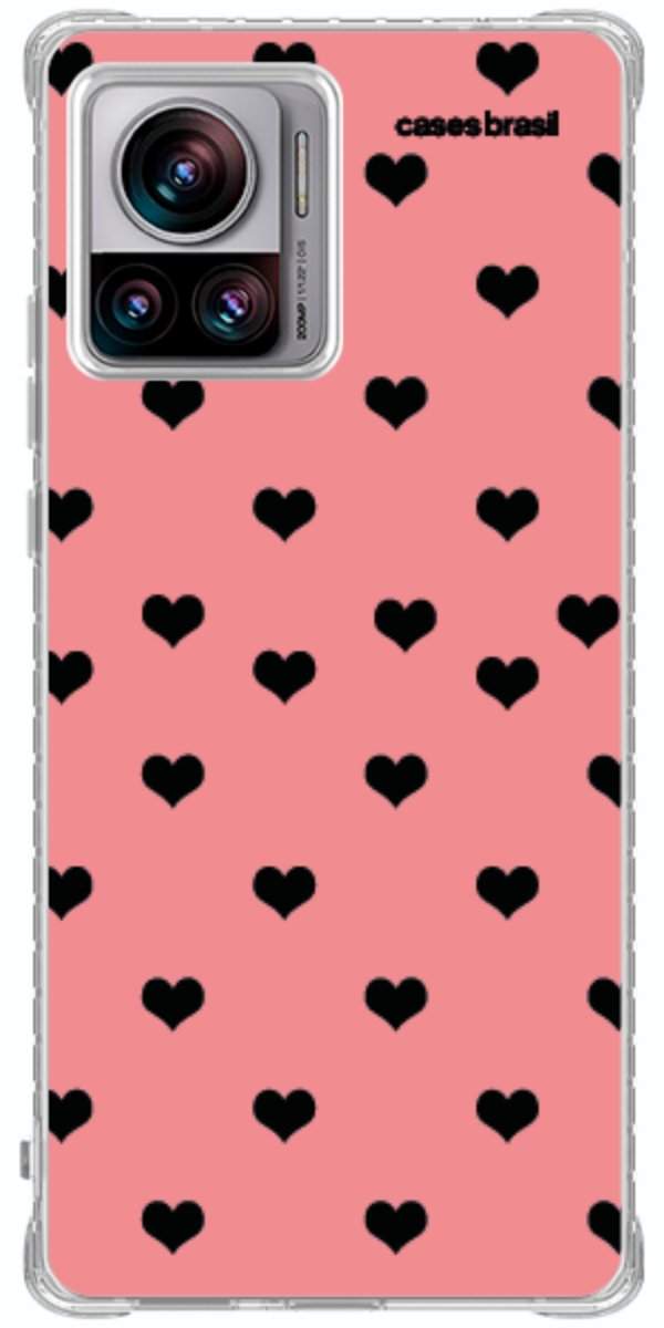 Capinha para Celular Corações Traçados Pink
