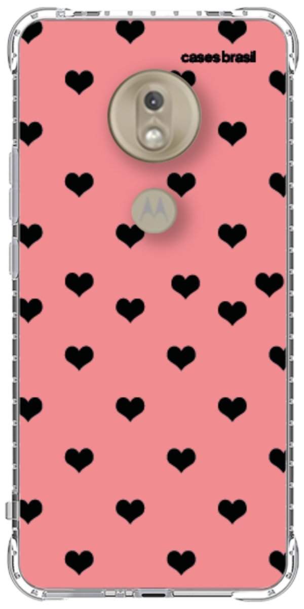 Capinha para Celular Corações Traçados Pink