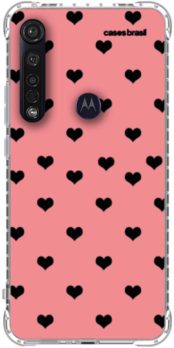 Capinha para Celular Corações Traçados Pink