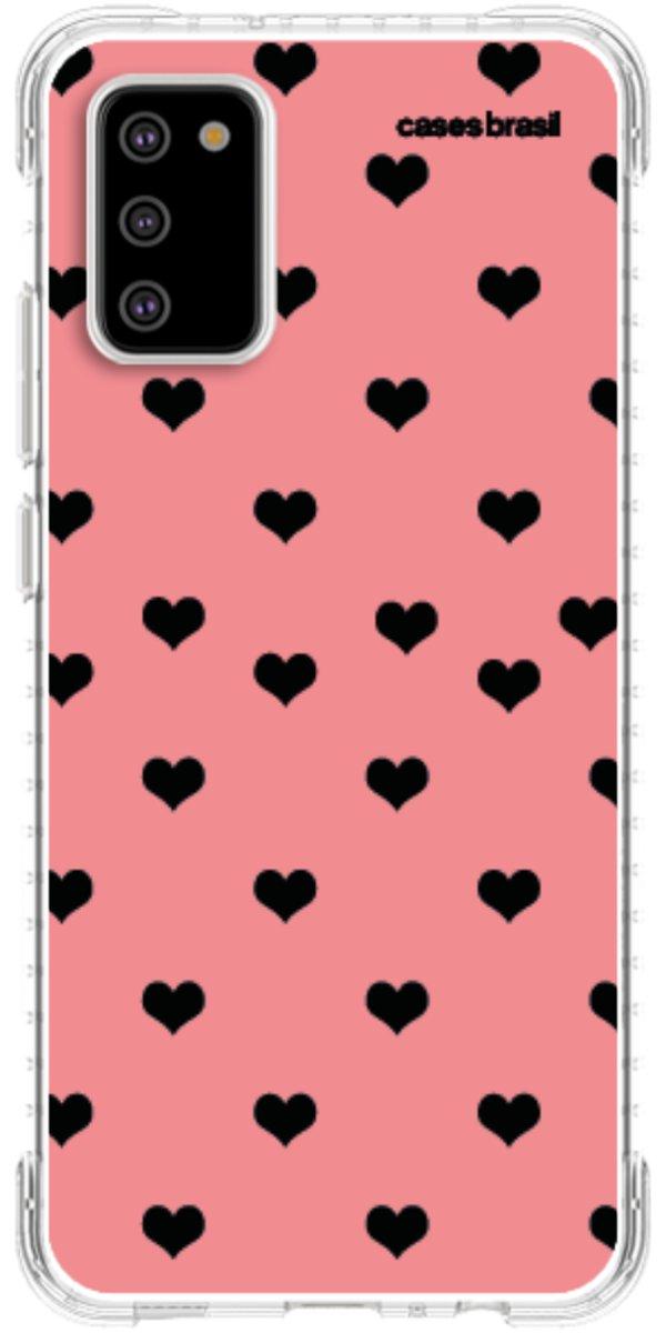 Capinha para Celular Corações Traçados Pink