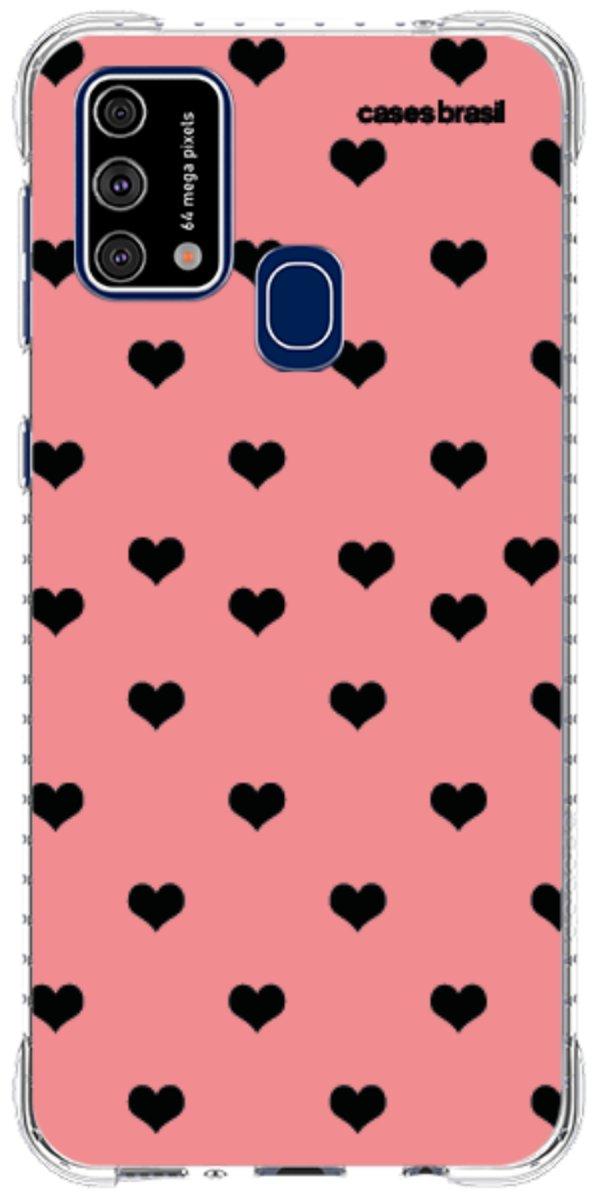 Capinha para Celular Corações Traçados Pink