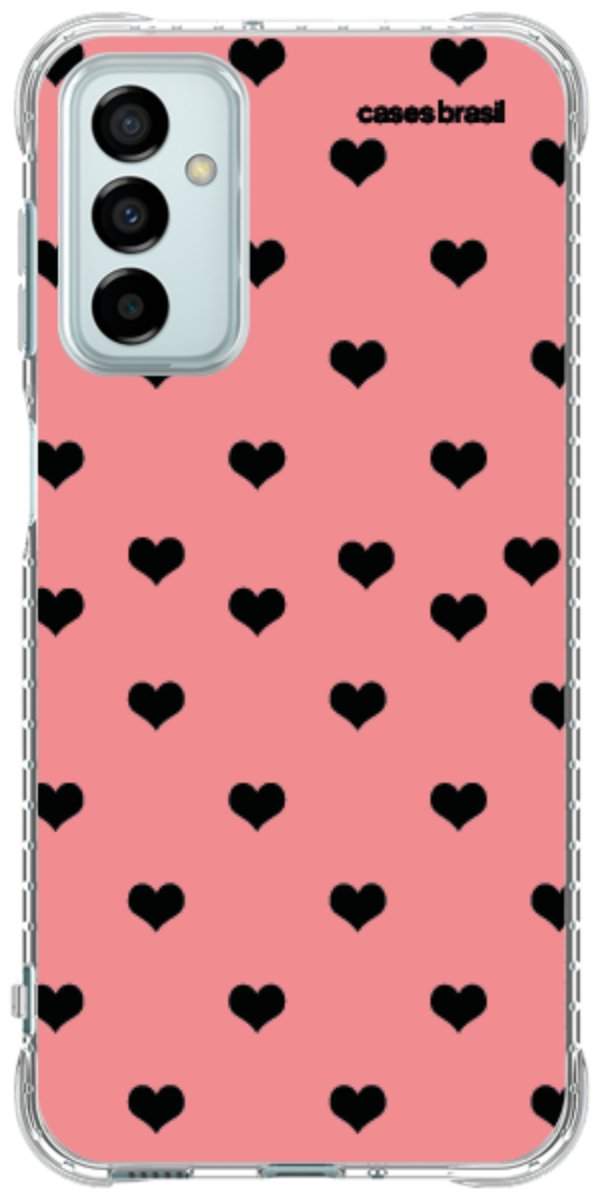Capinha para Celular Corações Traçados Pink