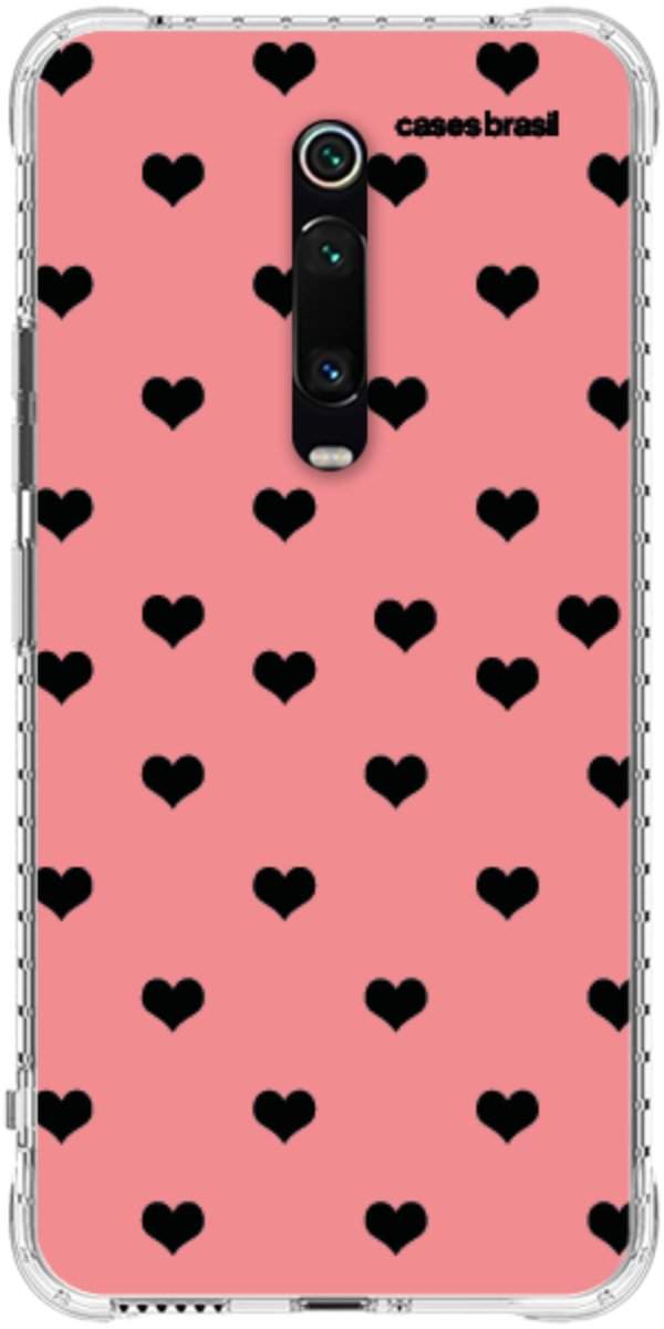 Capinha para Celular Corações Traçados Pink