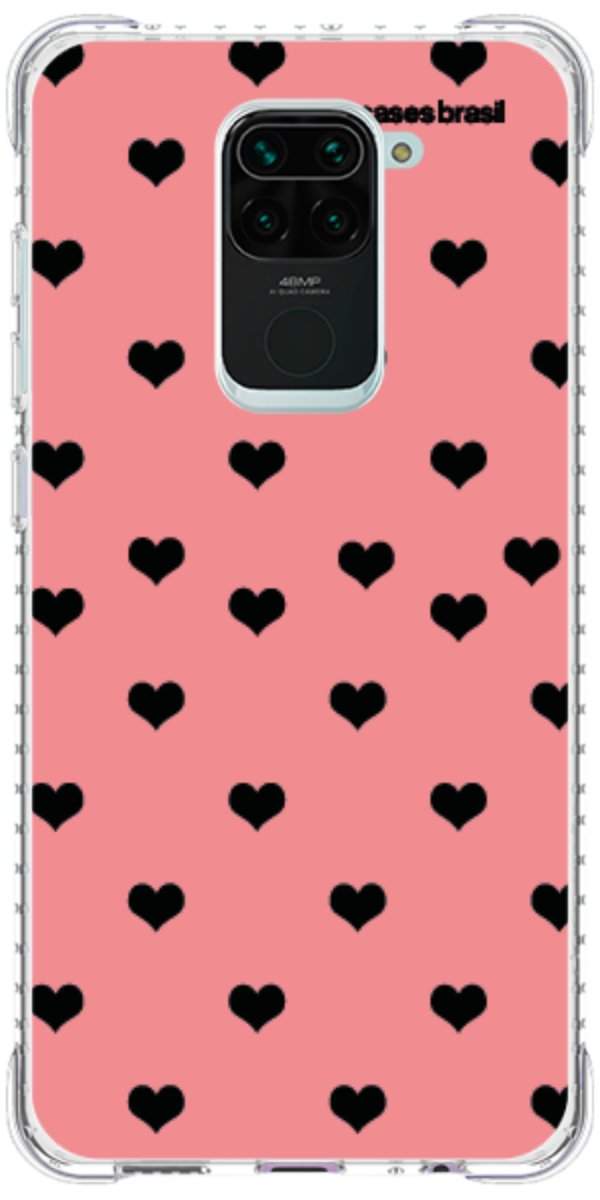 Capinha para Celular Corações Traçados Pink