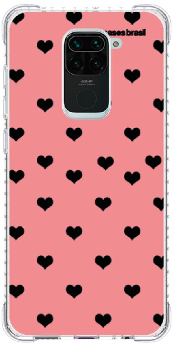 Capinha para Celular Corações Traçados Pink