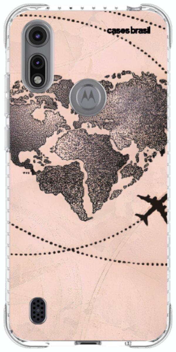 Capinha para Celular Amor por Viajar Rose