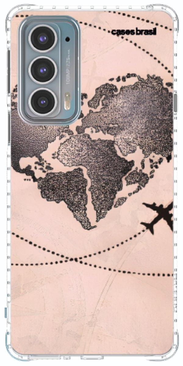 Capinha para Celular Amor por Viajar Rose