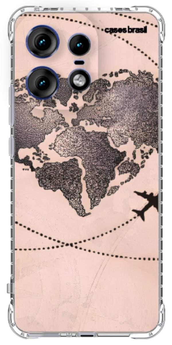 Capinha para Celular Amor por Viajar Rose