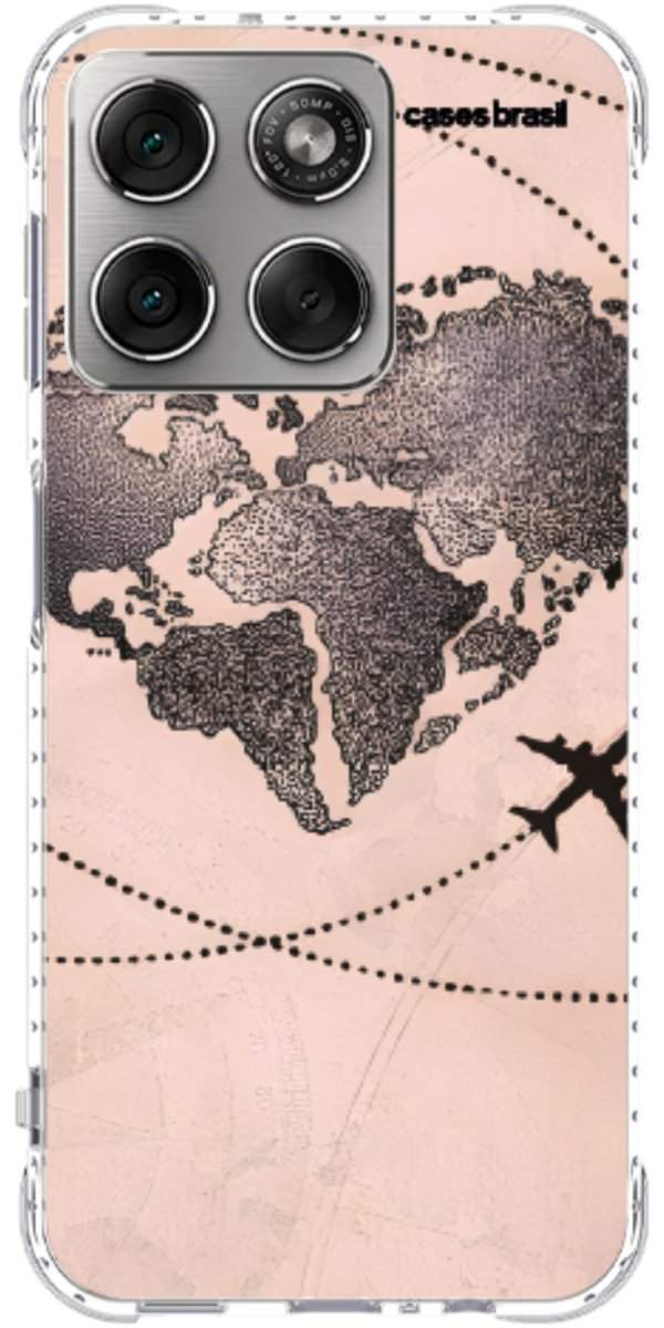 Capinha para Celular Amor por Viajar Rose