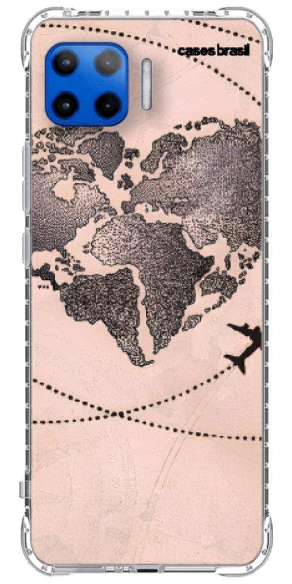 Capinha para Celular Amor por Viajar Rose