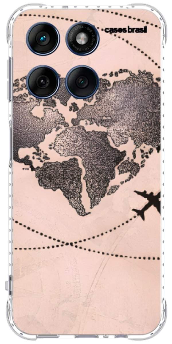 Capinha para Celular Amor por Viajar Rose