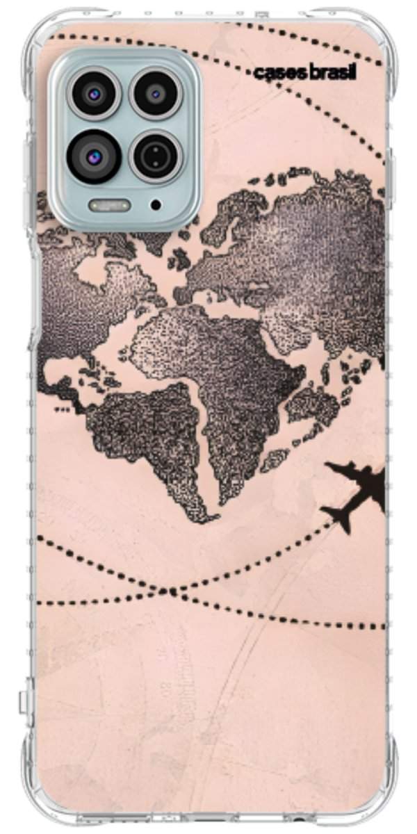 Capinha para Celular Amor por Viajar Rose