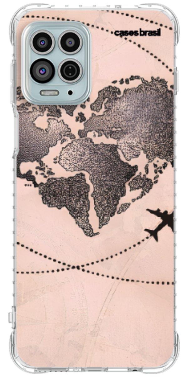 Capinha para Celular Amor por Viajar Rose
