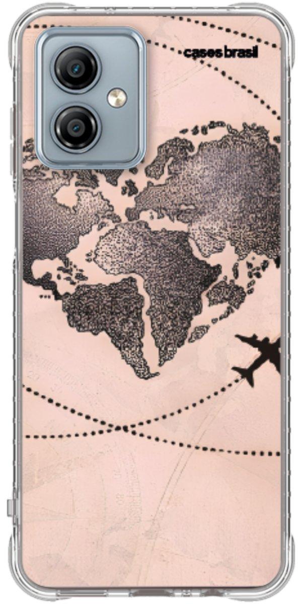 Capinha para Celular Amor por Viajar Rose