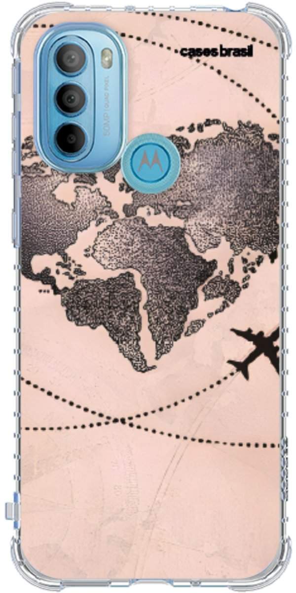 Capinha para Celular Amor por Viajar Rose