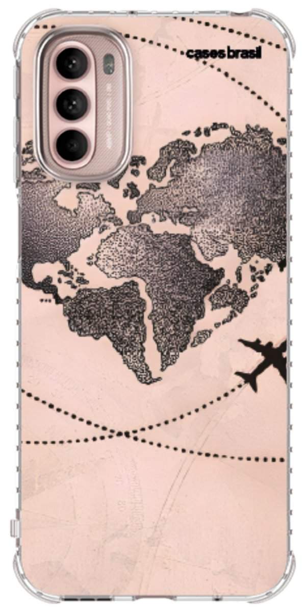 Capinha para Celular Amor por Viajar Rose