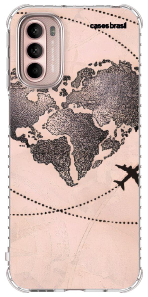 Capinha para Celular Amor por Viajar Rose