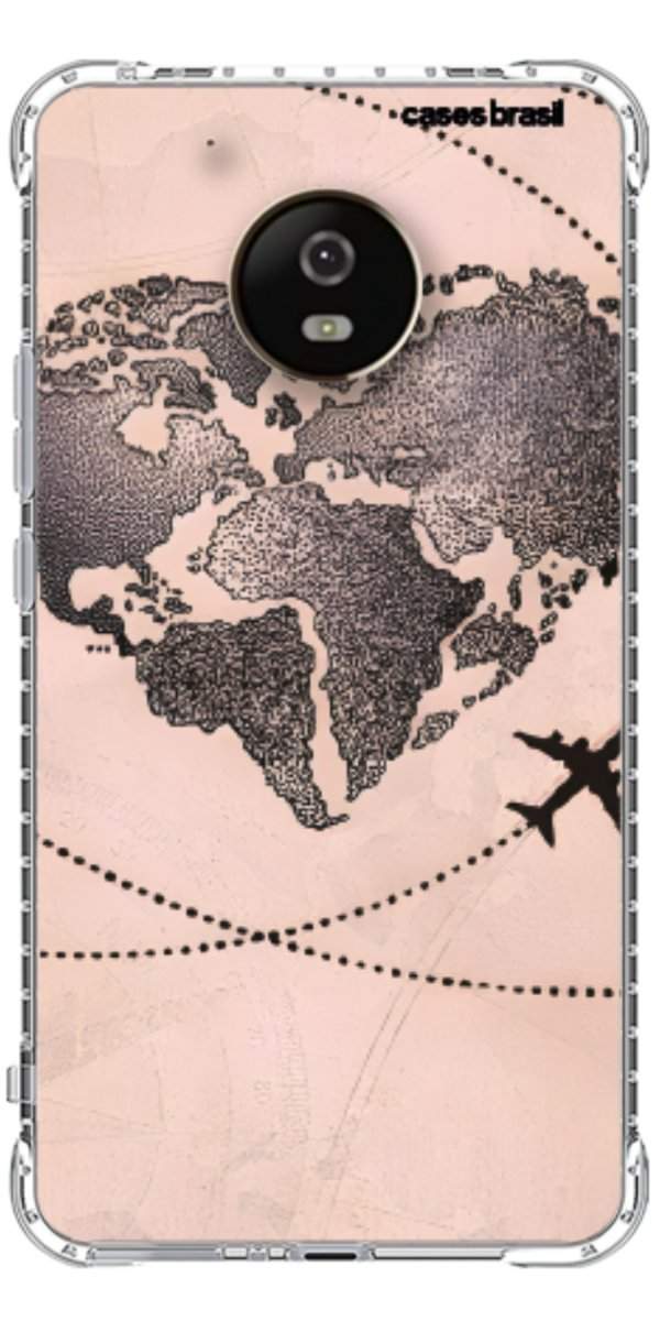Capinha para Celular Amor por Viajar Rose
