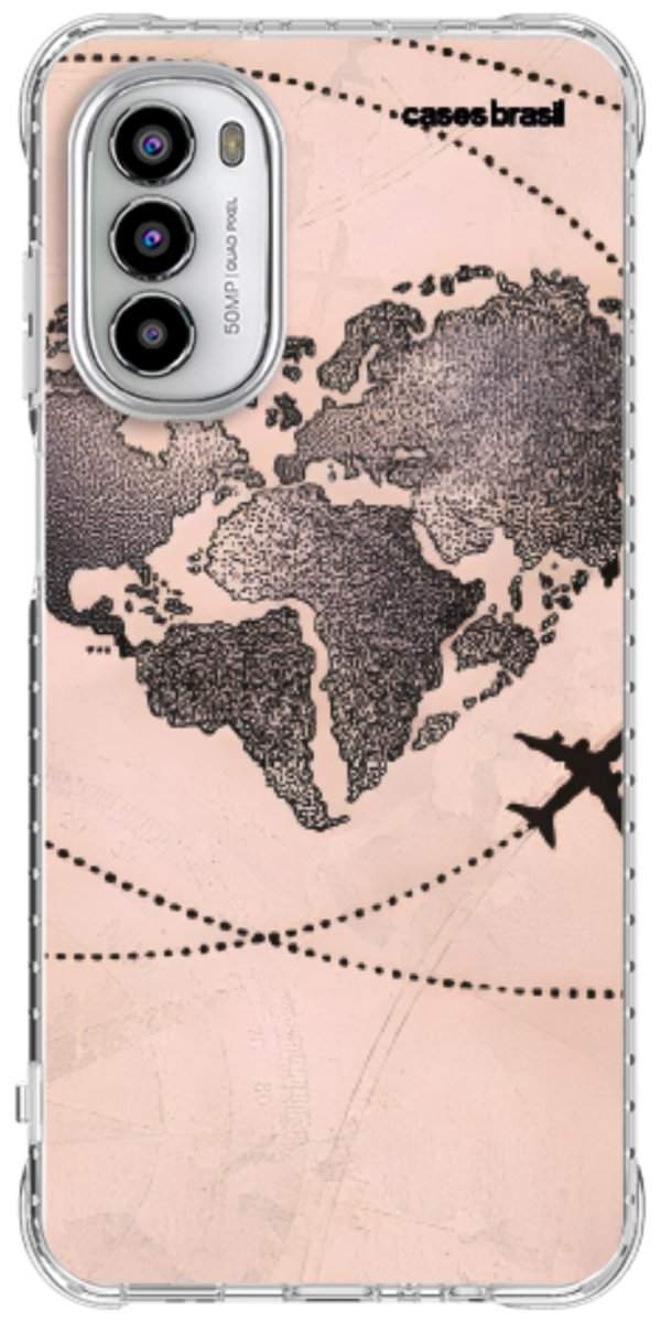 Capinha para Celular Amor por Viajar Rose