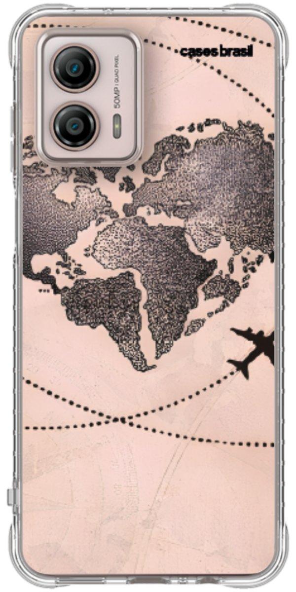 Capinha para Celular Amor por Viajar Rose
