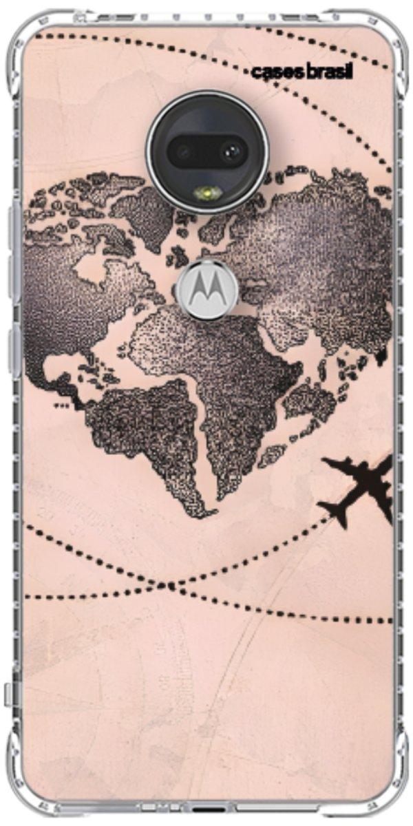 Capinha para Celular Amor por Viajar Rose