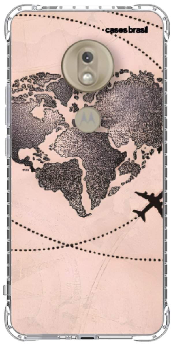 Capinha para Celular Amor por Viajar Rose