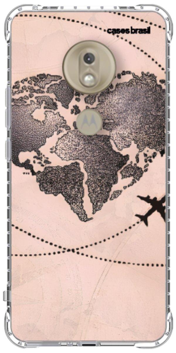 Capinha para Celular Amor por Viajar Rose