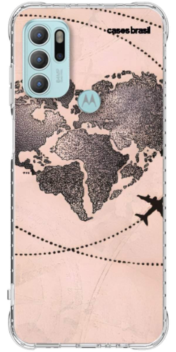 Capinha para Celular Amor por Viajar Rose