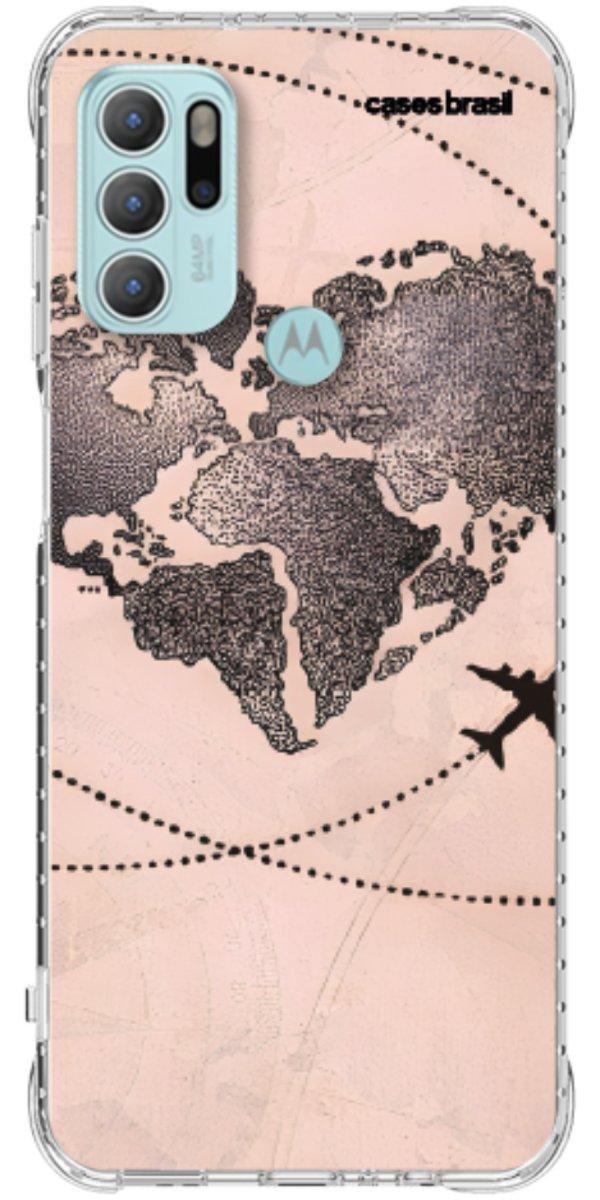 Capinha para Celular Amor por Viajar Rose