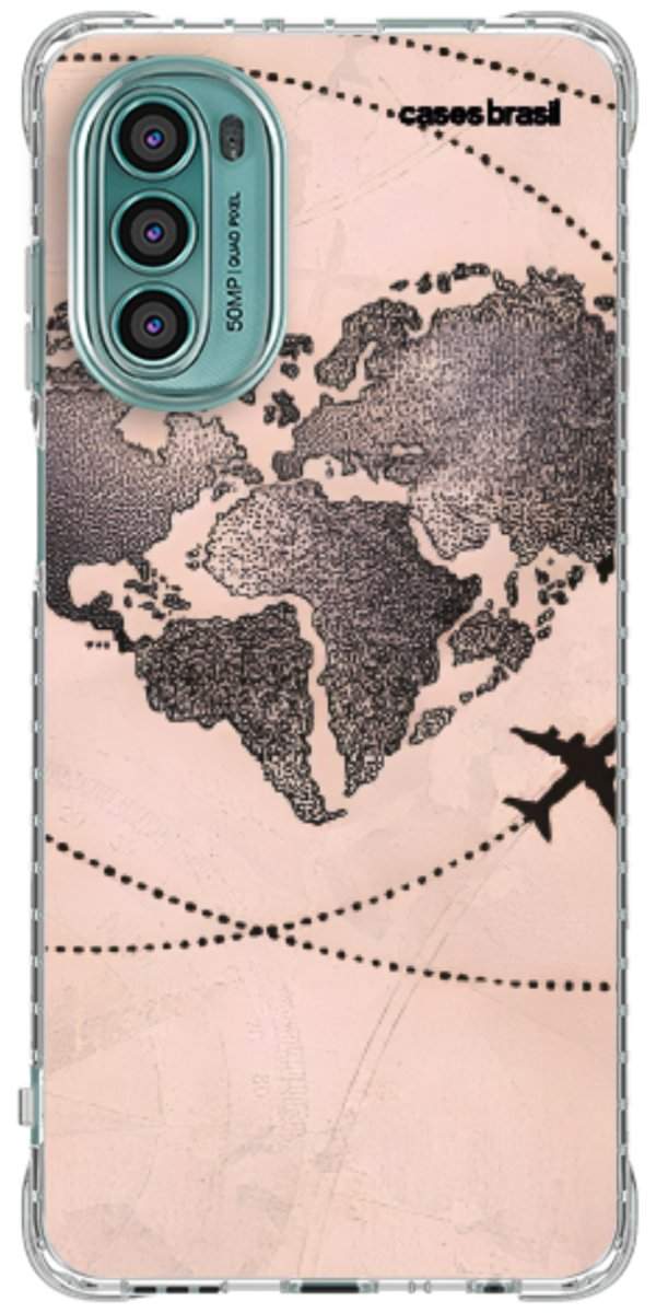 Capinha para Celular Amor por Viajar Rose