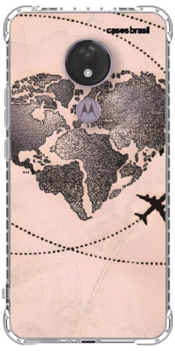 Capinha para Celular Amor por Viajar Rose