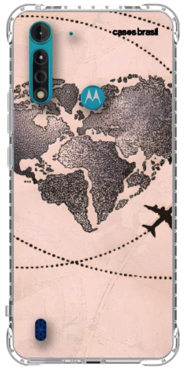 Capinha para Celular Amor por Viajar Rose