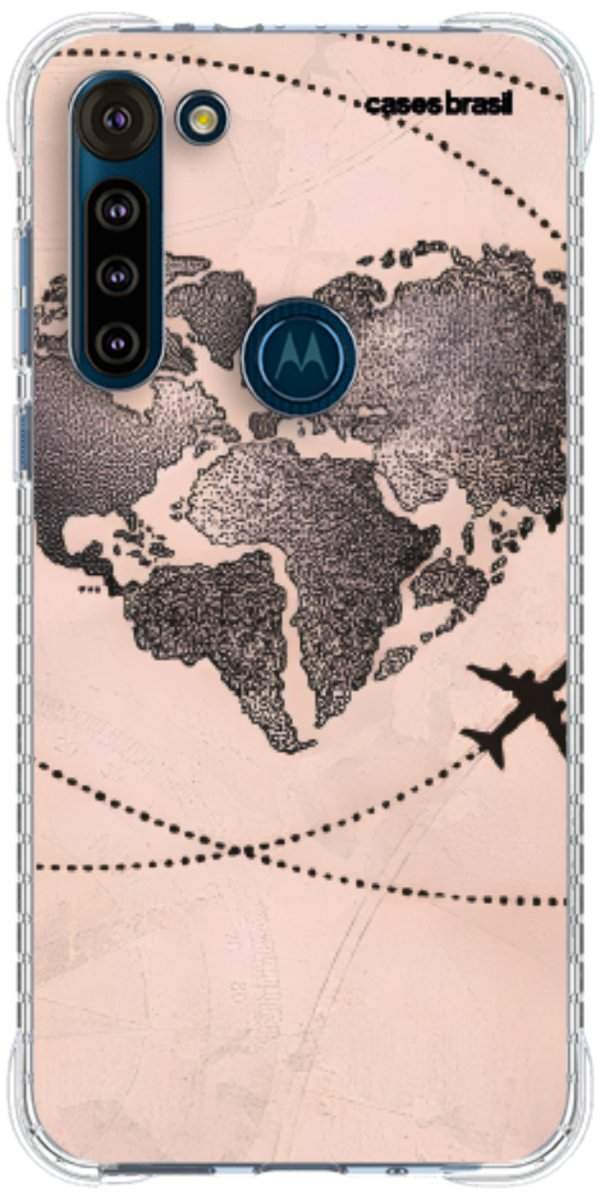 Capinha para Celular Amor por Viajar Rose