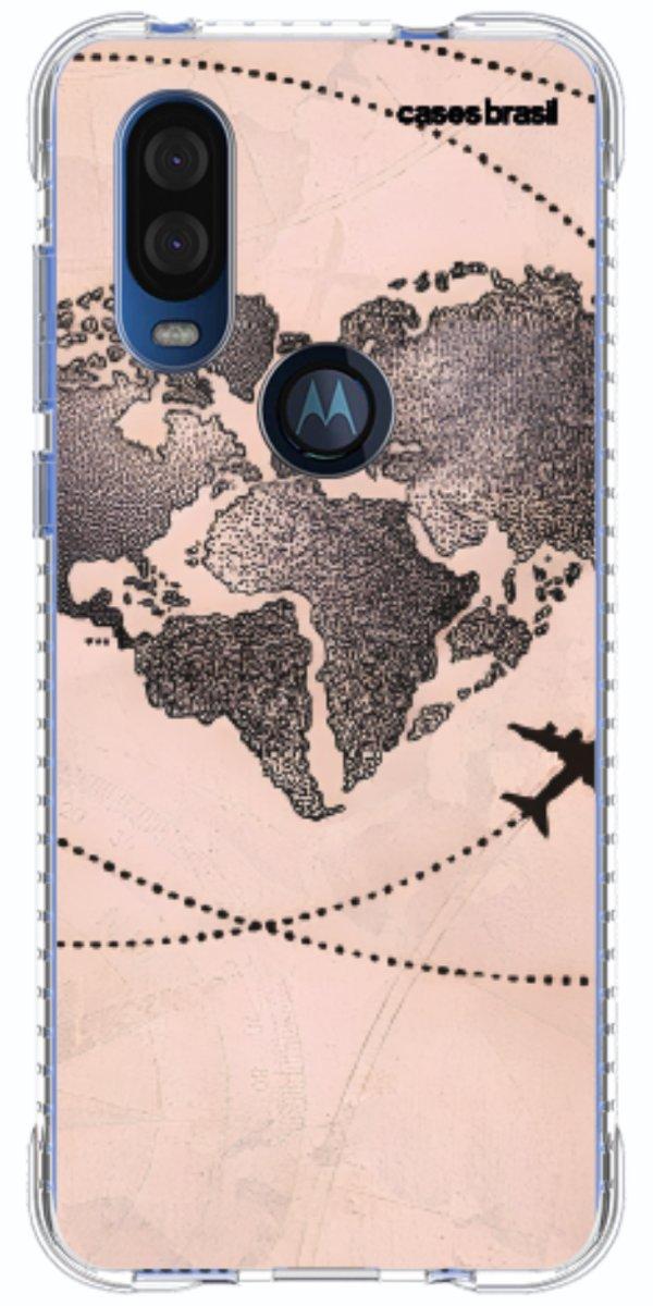 Capinha para Celular Amor por Viajar Rose