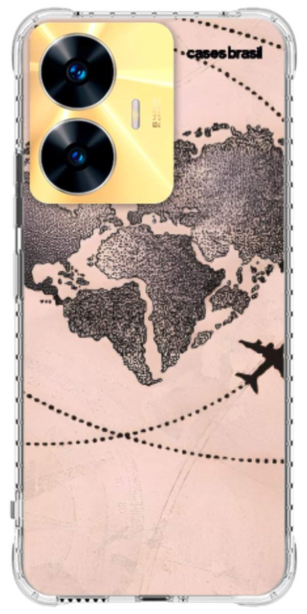 Capinha para Celular Amor por Viajar Rose