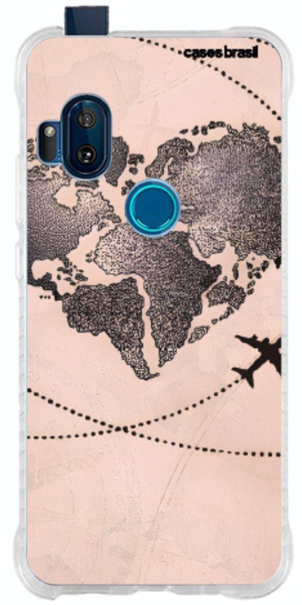Capinha para Celular Amor por Viajar Rose