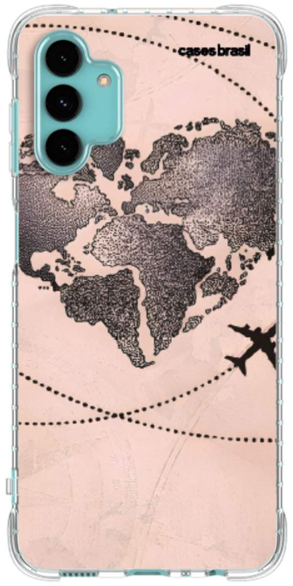 Capinha para Celular Amor por Viajar Rose
