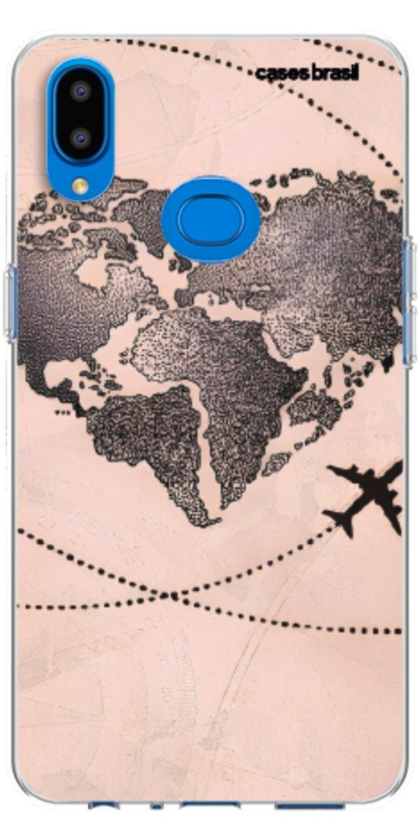 Capinha para Celular Amor por Viajar Rose