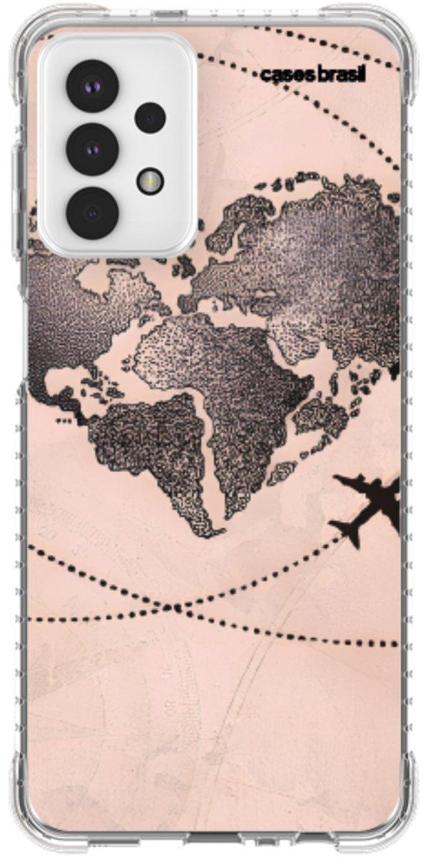 Capinha para Celular Amor por Viajar Rose