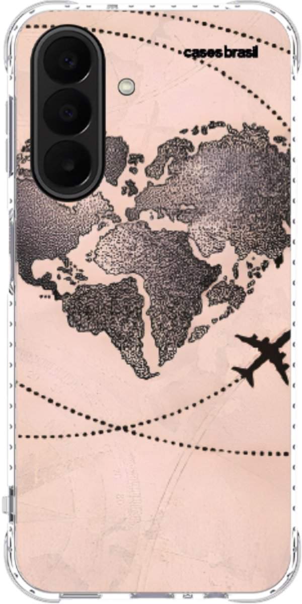 Capinha para Celular Amor por Viajar Rose