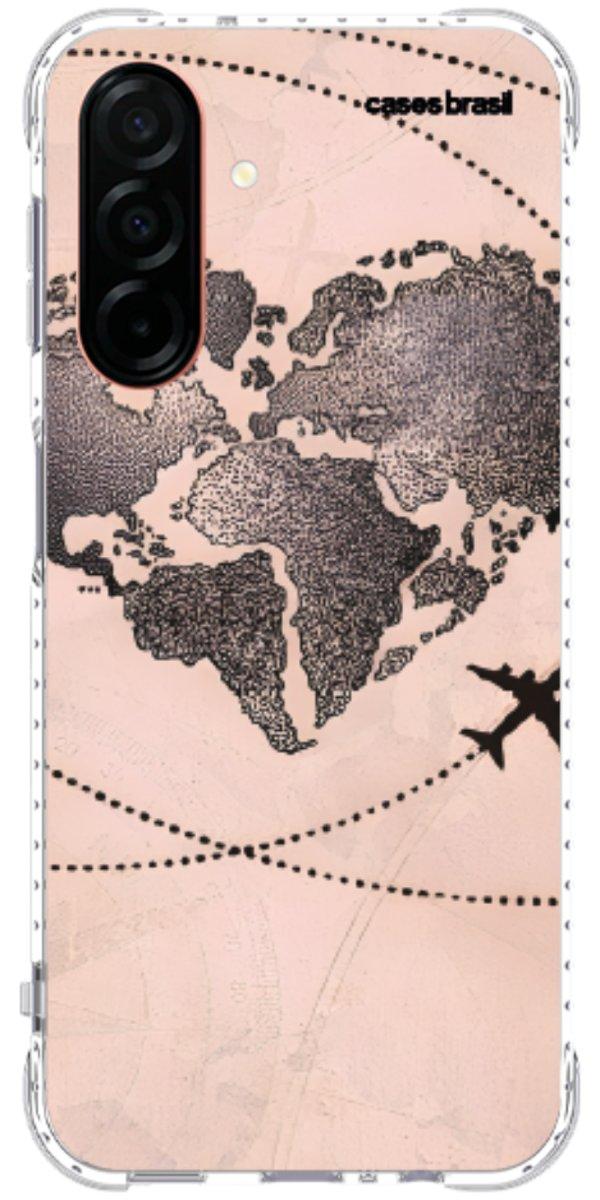 Capinha para Celular Amor por Viajar Rose
